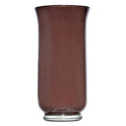 Glass vase Atena H:21,5cm D:13cm Brown