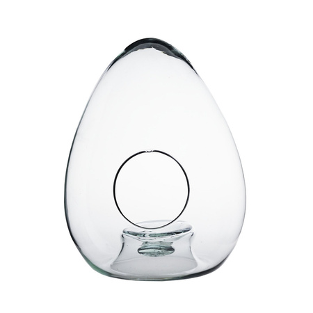 Glass terrarium egg W-660H:28,5 cm D:22cm