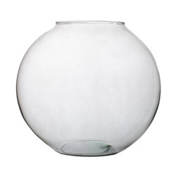 Big glass ball vase D:28cm
