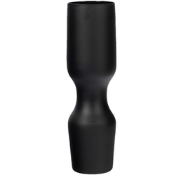 Decorative vase W-628 black matt H: 40cm D: 12cm