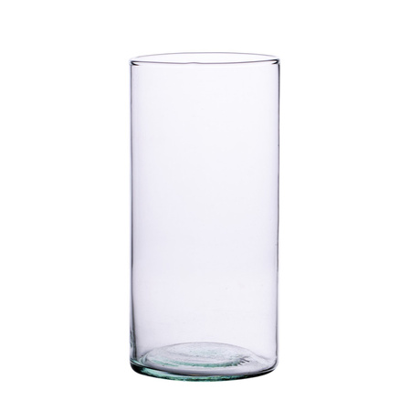 Glass cylinder vase H:15cm D:8,6cm