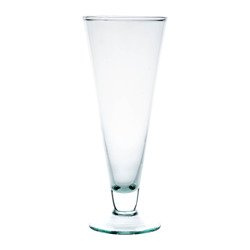 Glass stemmed vase W-119 H:35cm D:10cm