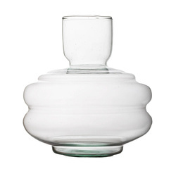 Glass vase W-717 H:19cm D:18cm