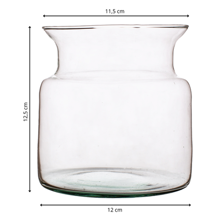 Jar vase W-332E H:12,5cm D:12cm