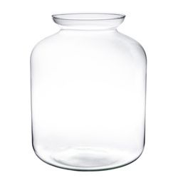 Glass jar vase W-524 H:31,5cm D:25cm