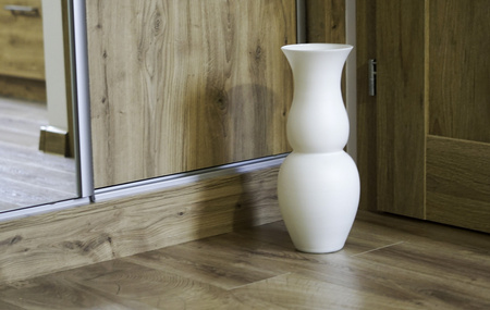 Decorative vase W-541 cream H: 40cm D: 15,5cm