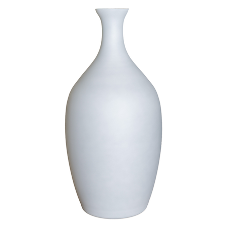 Tall bottle vase white W-259 H:45cm D:23cm