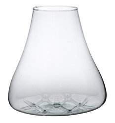 Hand blown molten glass 27-29cm