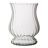 Glass vase W-374A optic H:25cm D:19cm