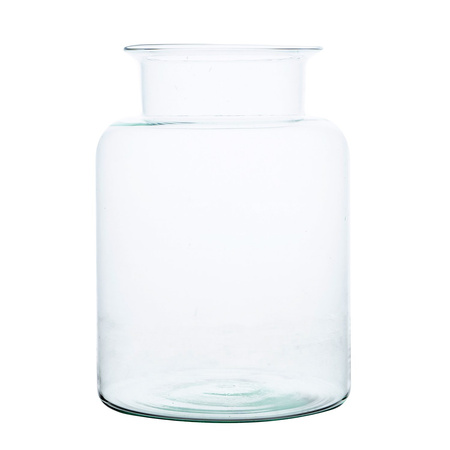 Glass jar vase W-332R1 H:19,5cm; D:14cm