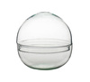 Two piece terrarium glass sphere W-610+W-611 H:19,5cm