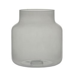 Glass jar vase W-395C H:20cm D:19cm