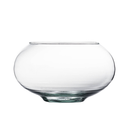 Round glass bowl M-6 H:10cm D:24cm