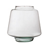 Glass vase candle holder W-757 H:13cm D:13cm