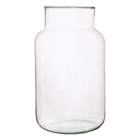 Glass jar vase H:29cm D:18cm W-395E1
