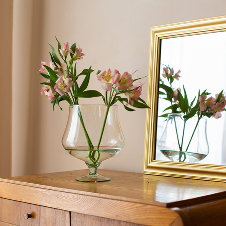 Glass cognac vase KK-3 H:21cm D:18cm