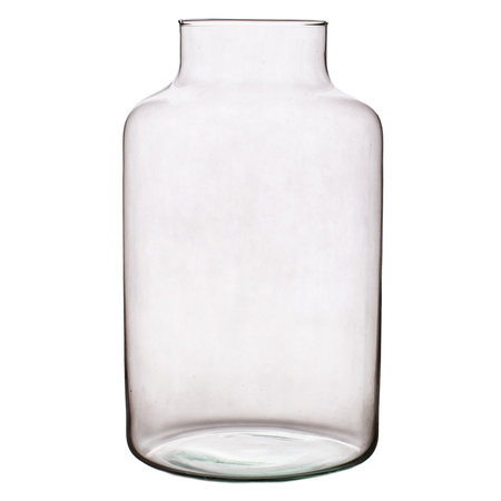 Glass jar vase W-395K1 H:25cm D:14,5cm
