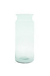 Glass jar vase H:32cm D:14cm W-332N3