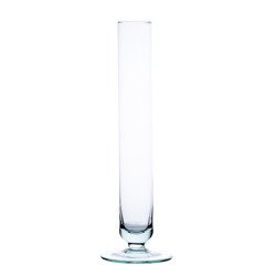 Stemmed glass vase W-121 H:27cm D:9cm