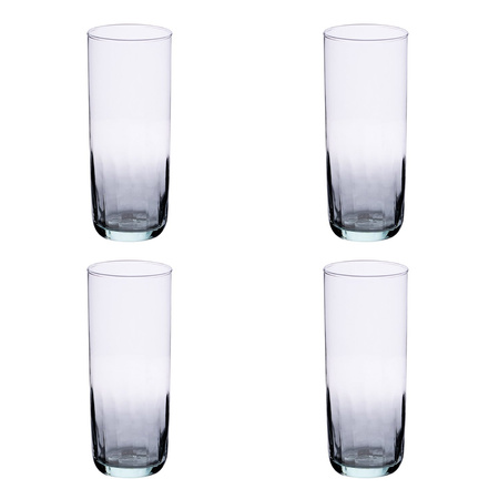 4 pcs Glass W-407 Optyk H:17cm D:6,5cm