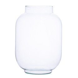 Glass jar vase W-261A H:30cm D:22cm