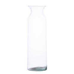 Glass jar vase W-484 H:30cm D:9cm