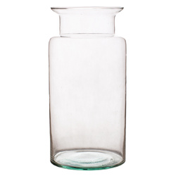Glass jar vase H:32cm D:14cm W-332N3 SALE