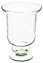 Stemmed glass vase W-189 H:30cm