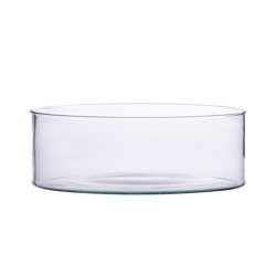 Glass cylinder bowl H:7,5cm D:19cm M-2