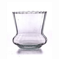 Glass vase WD-11B H:10cm D:9,5cm