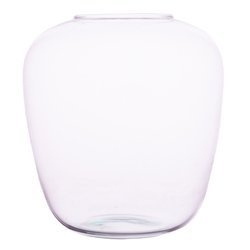 Glass vase W-586 H:20cm D:19cm