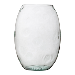 Glass vase W-268D dent H:26cm D:18cm