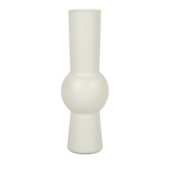 Decorative vase W-627 cream H: 40cm D: 13.5cm