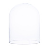 Glass dome W-315B+top hole H:22cm D:17cm