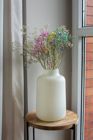 Decorative vase W-629 H:30cm D:18,5cm cream