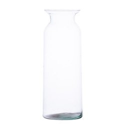 Glass jar vase W-484A + cork H:24cm D:9,5cm