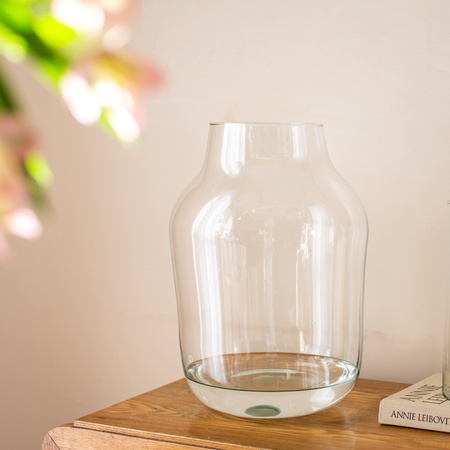 Glass jar vase W-456C H:37cm D:26cm 