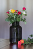 Glass jar vase W-395D H:35cm D:19cm Smoke