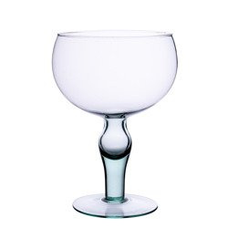 Stemmed glass vase W-551 H:27cm D:19cm