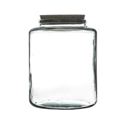 Glass jar vase H:20cm D:14,5cm WM-K019