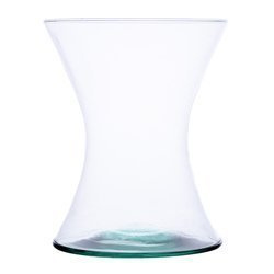 Glass vase W-55H H:19cm D:16cm