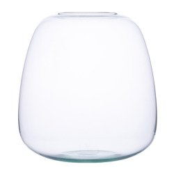 Glass vase W-557A H:24,5cm D:23cm