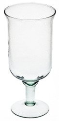 Stemmed glass vase W-118 H:28,5cm D:14cm