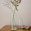 Glass bottle vase W-245B H:30cm D:9,5cm