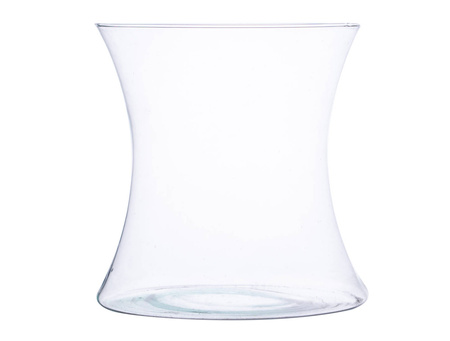 Glass vase W-127A H:20cm D:19,5cm SALE