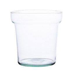 Glass vase W-478 H:14cm D:14cm