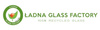 Glass vase W-599A optic H: 26cm D: 19cm