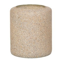 Glass jar vase H:17cm D:14,5cm WMP-001 LOFTI sand