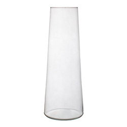 Cone-shape glass vases W-729A H:40cm D:15cm