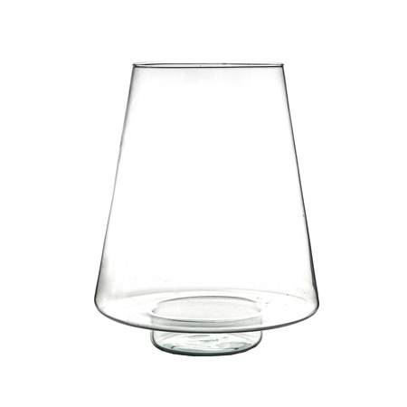 Glass vase W-240F1 H:50cm D:25cm